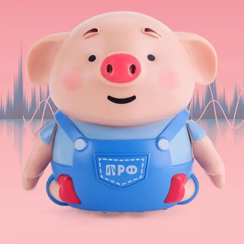 Draw Line Heel Pig Pen Inductive Toys Lightweight and Delicate Follow Robot Music Animals Fashion Education Kid with pen | Игрушки и