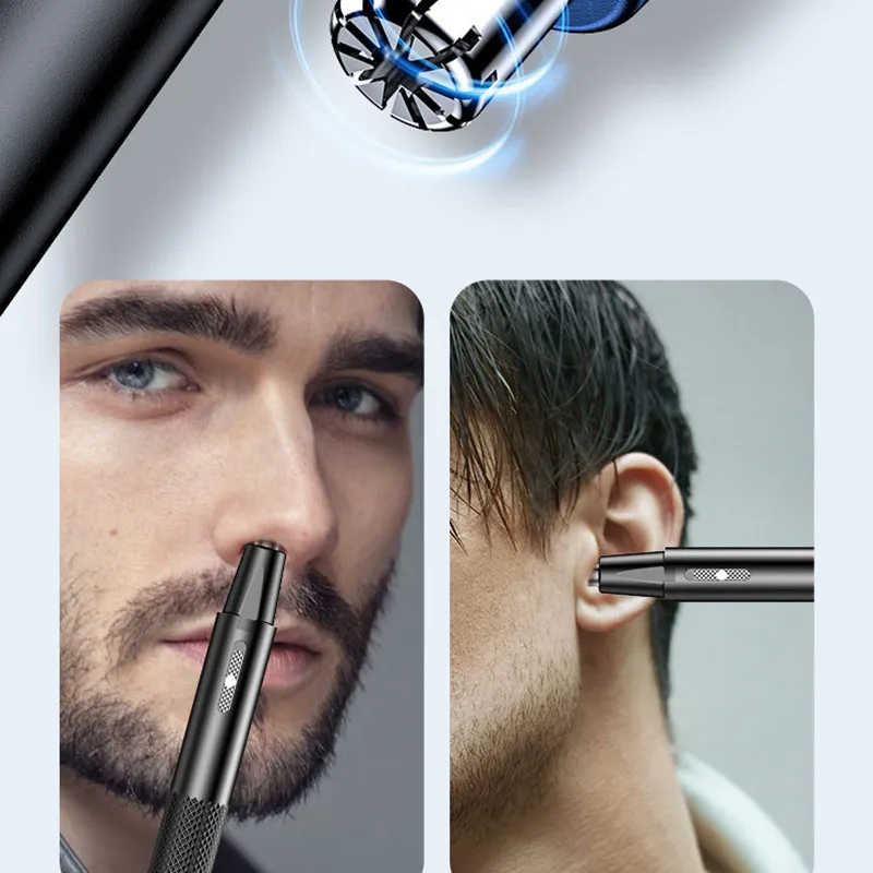 Electric Shaving Nose Ear Trimmer Safe Face Care Rechargeable Hair for Men Removal Razor Beard | Красота и здоровье