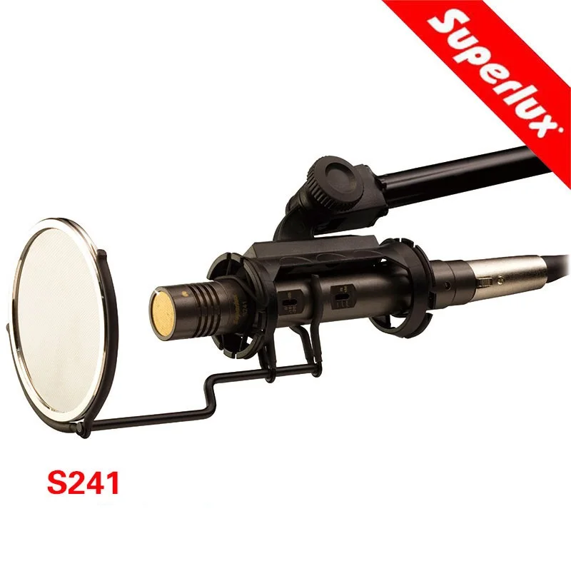 Профессиональный конденсаторный микрофон Superlux S241 для записи голоса и