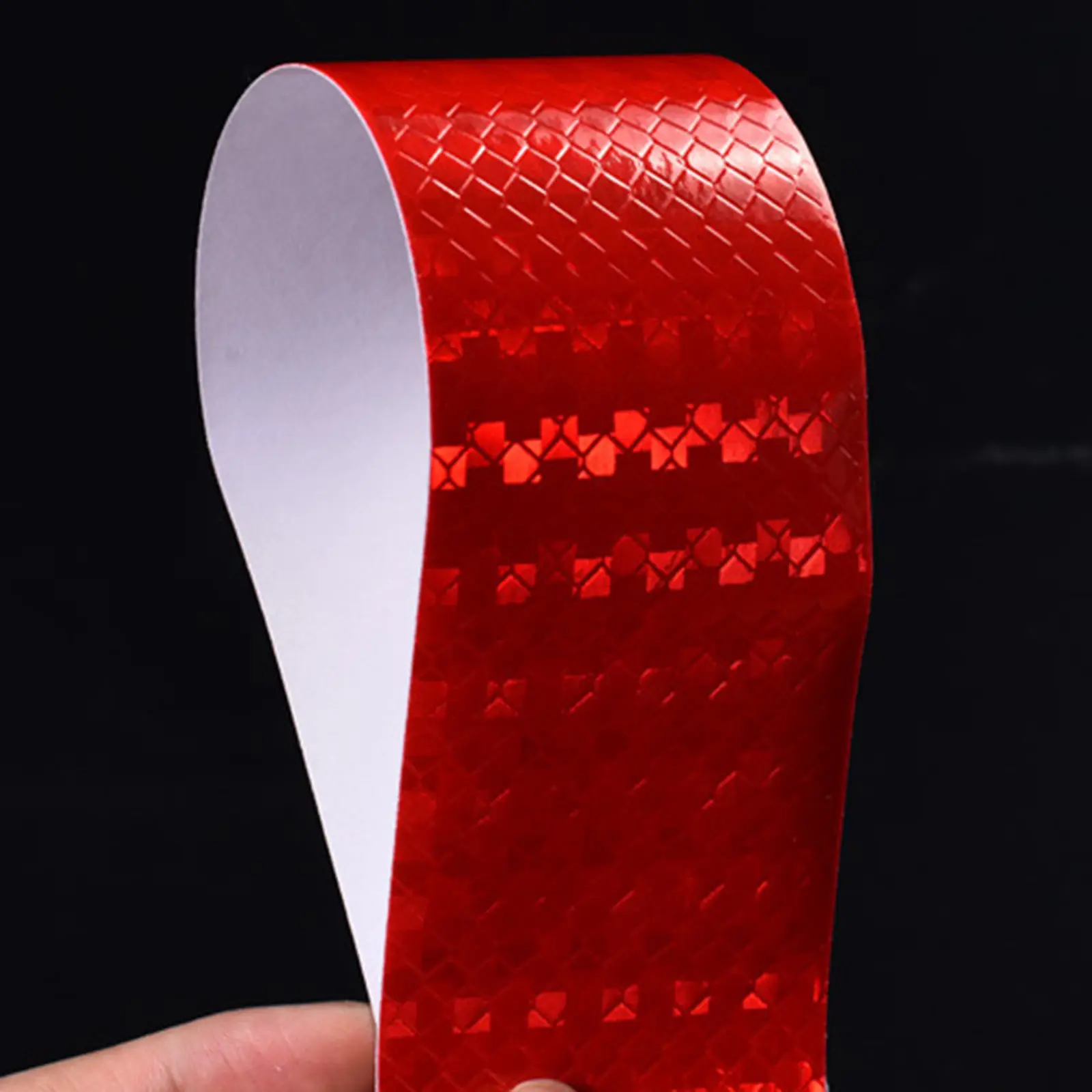 45 м Светоотражающая высокая интенсивность светящаяся клетчатая лента виниловый