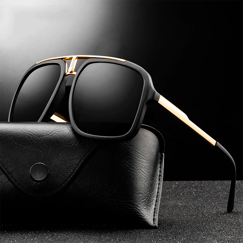 

Brand Design Luxury Big Frame Sunglasses For Women Men Fashion Classic Vintage Male Ladies Beach Travel Driving Big Sun Glasses