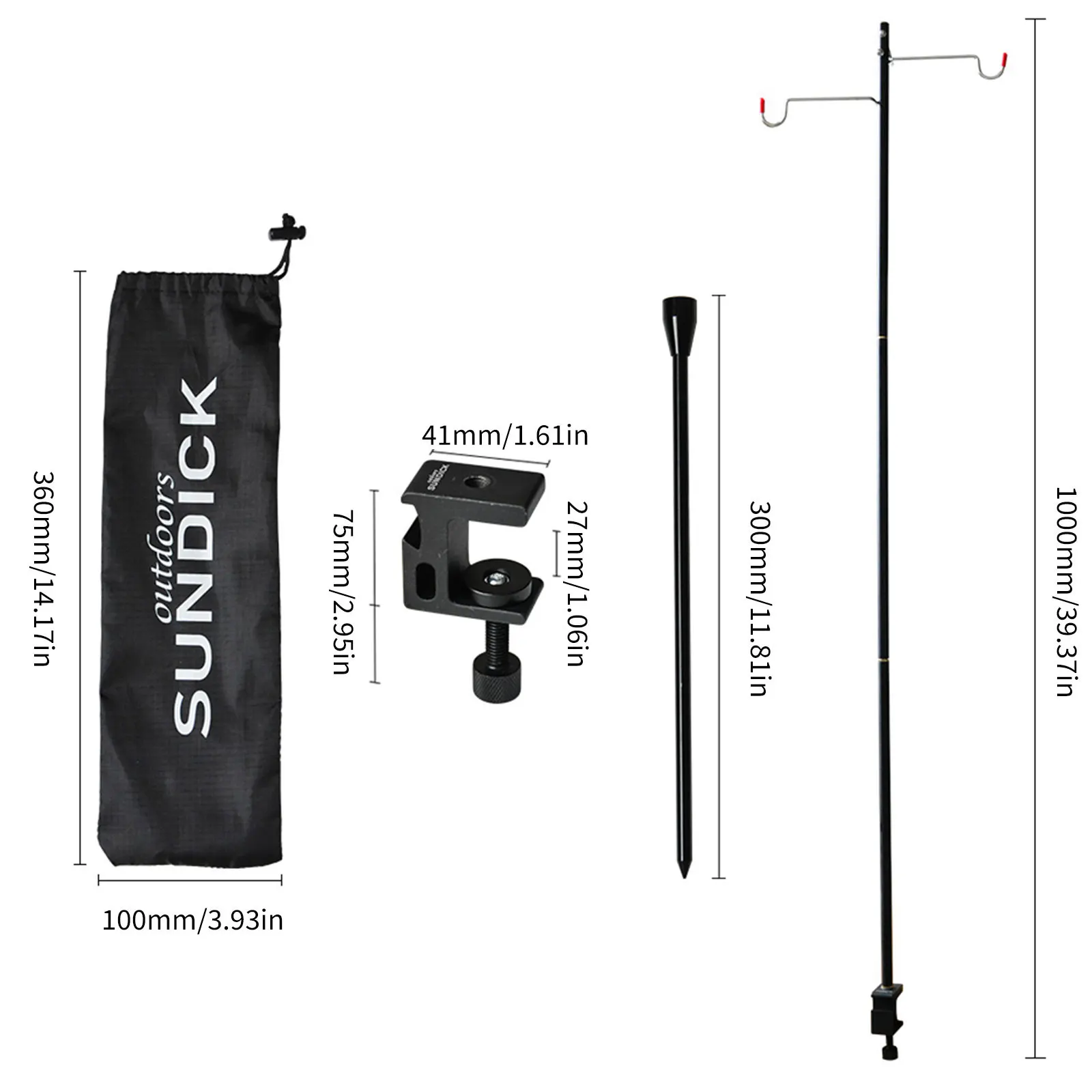 Уличный портативный столбик sunчлен круглый зонтик столы лампа для стола полый