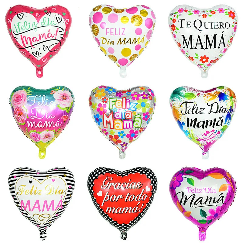 Воздушные шары из фольги с надписью Happy Mother's Day 5 шт. | Дом и сад