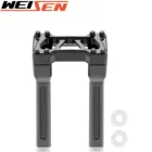 Мотоциклетный зажим для руля 6 дюймов, 1,25 дюйма, для Harley Davidson Dyna Fat BobSoftail breakerTouring Road Glide CNC