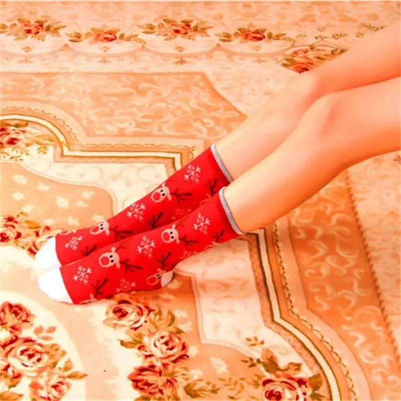 

1 Pairs Hot Sale Christmas Stockings Personalized & Creative Middle Tube Stockings Cotton Fashion Stockings