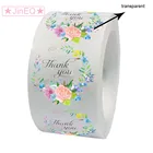 Наклейки круглые с надписью Thank You, 500 шт., бумажные этикетки наклейки