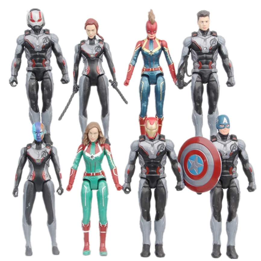 8 шт./компл. Железный человек Капитан с изображением героев фильма Марвел