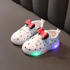 Детская обувь Disney, детские кроссовки для девочек, детская обувь со светодиодной подсветкой, детская обувь на плоской подошве, детский тренировочный костюм для детей