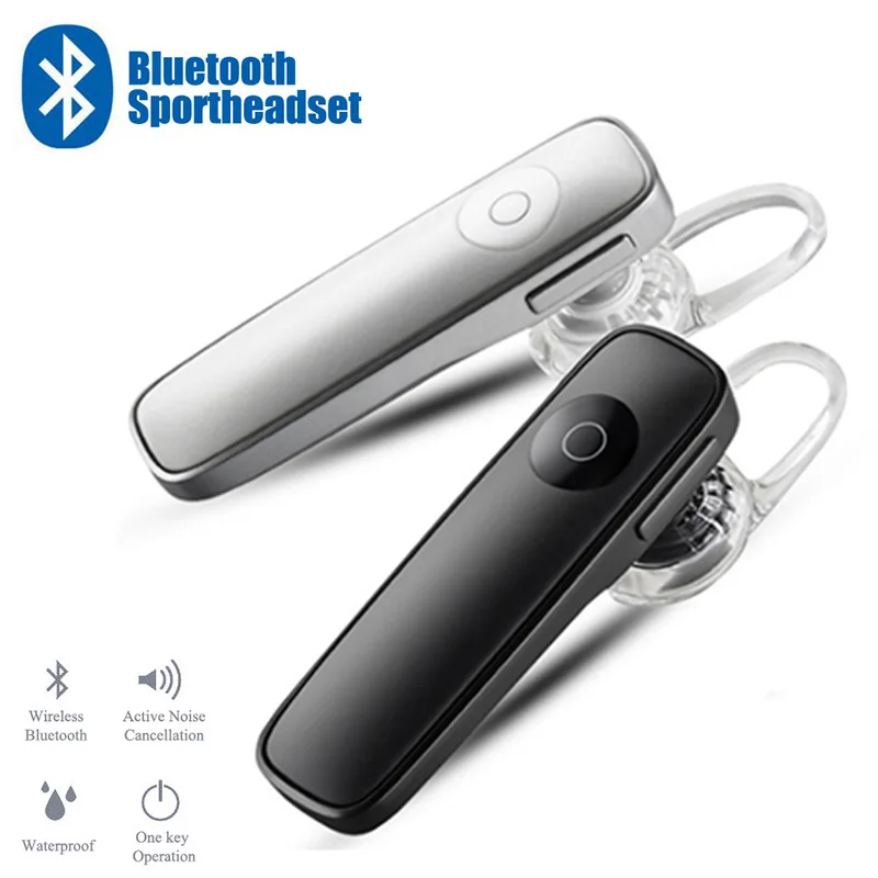 Bluetooth гарнитура беспроводные наушники с микрофоном ручная бесконтактная