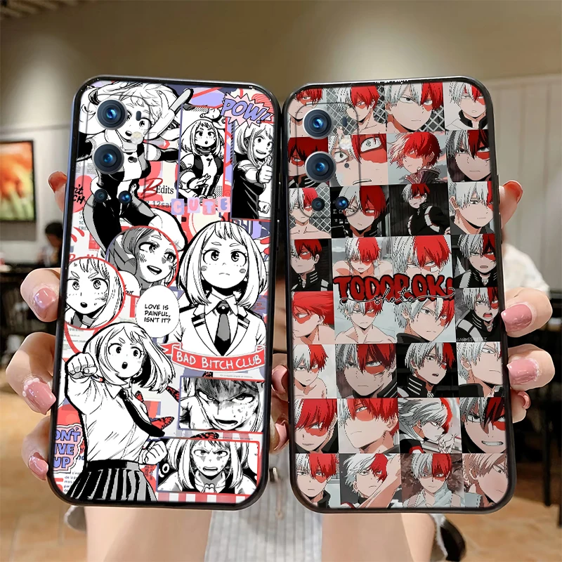 

Anime My Hero Bakugou Todoroki Phone Case For OnePlus 8 9 pro Anti-fall Silicone Case for OnePlus 5 6 7 Pro 5T 6T 7T 8T NORD