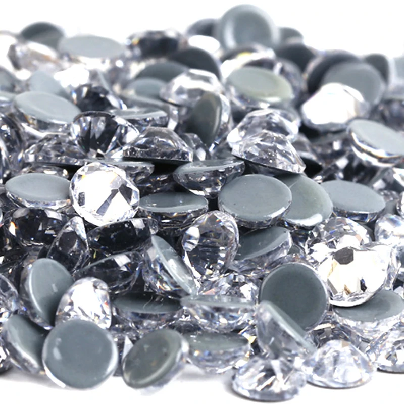 

Стразы из кованого железа высокого качества для ремонта одежды SS3- SS50 кристально-белый прозрачный стеклянный камень