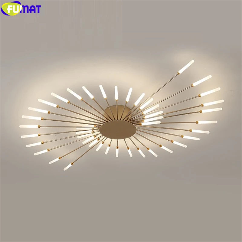 

FUMAT Nordic Ins Style Ceiling Lamps Chandeliers Light Modern LED Star Luxurious Multi Heads Lighting For Living Bed Study Room