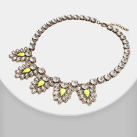 m40 rispada trendy cystal pendant necklace for women chain fine jewelry neckace
