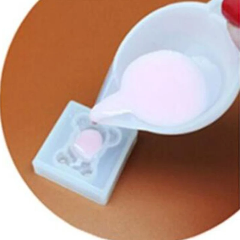 

97QE 7 Pcs Silicone Measuring Cups Mixing Cup Dispensing Stirrer UV Epoxy Resin Tools