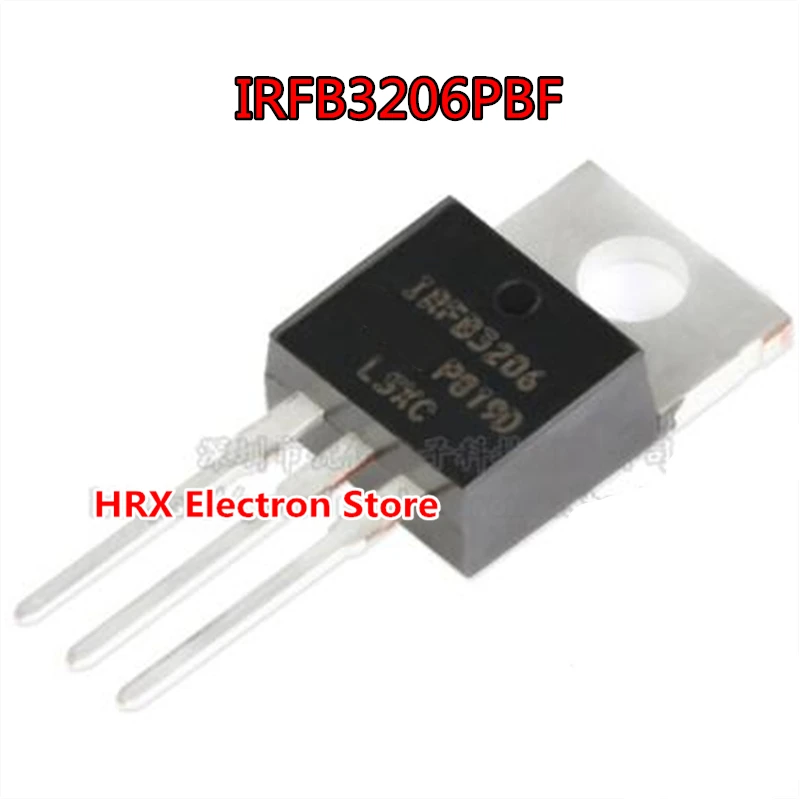 

New Original Import IRFB3206PBF IRFB3206 MOSFET 60V 120A TO-220AB 16PCS/LOT
