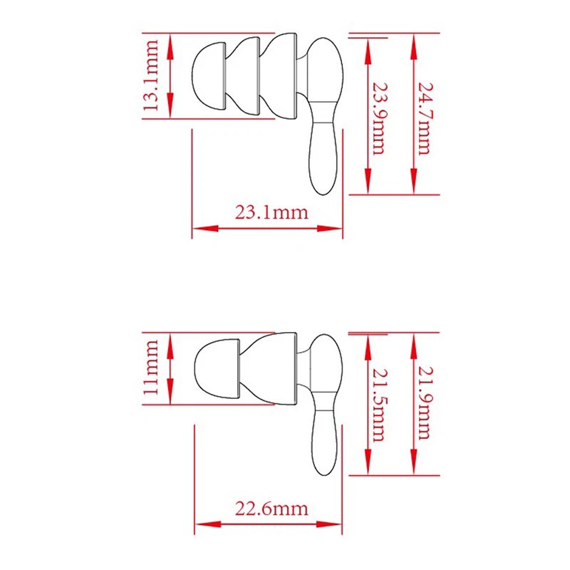 Новый Сменный заушный Вилки спальный мягкий силиконовый + губка уха анти