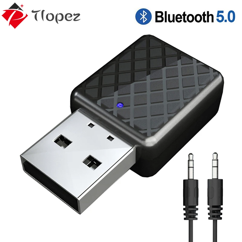 Беспроводной адаптер 2 в 1 Bluetooth 5 0 USB приемник-передатчик 3 мм стереозвук