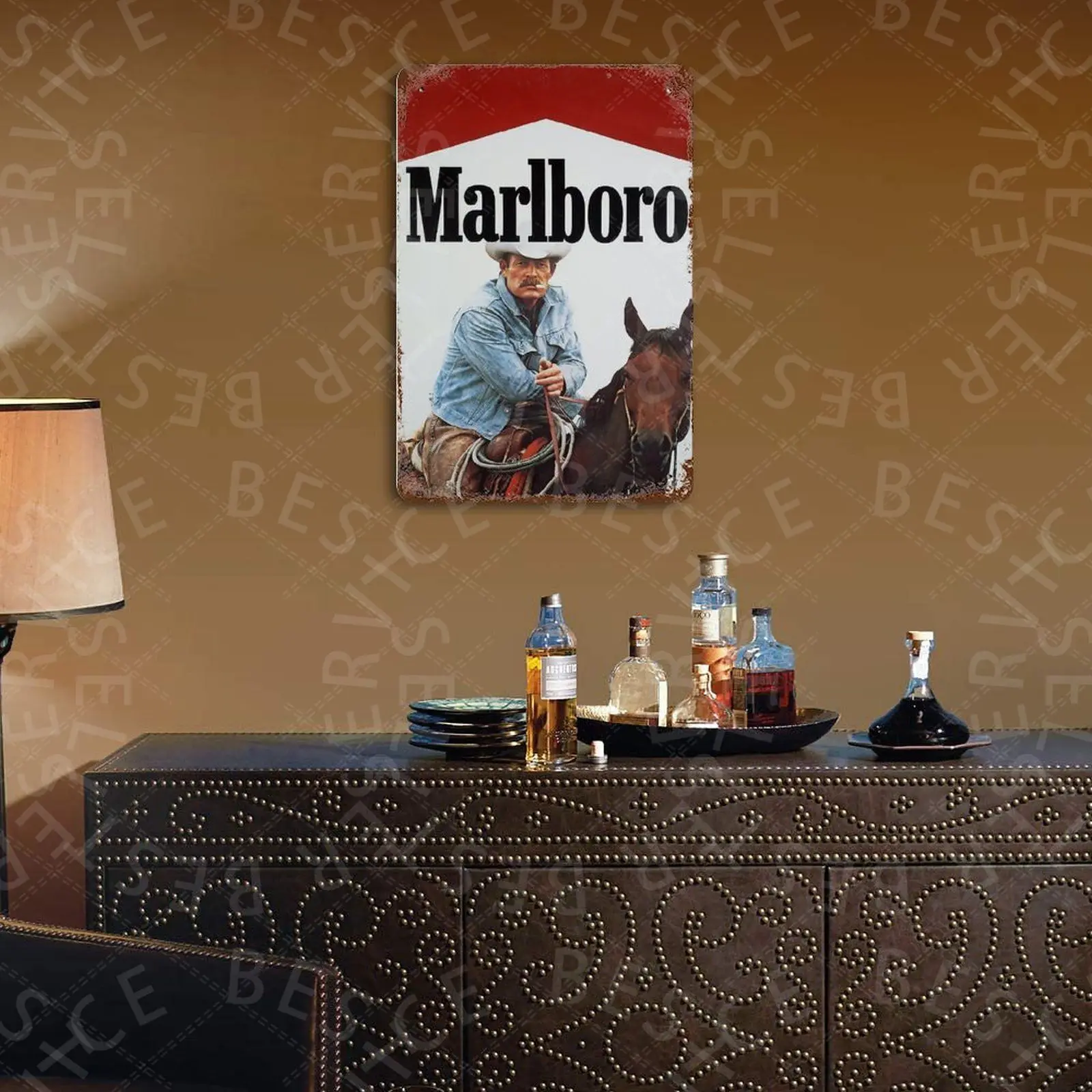

Marlboro Tin Sign Plaque Plate Wall Decor Casino Decorative Plates Metal Pub Metal Vintage For Bar Pub Club