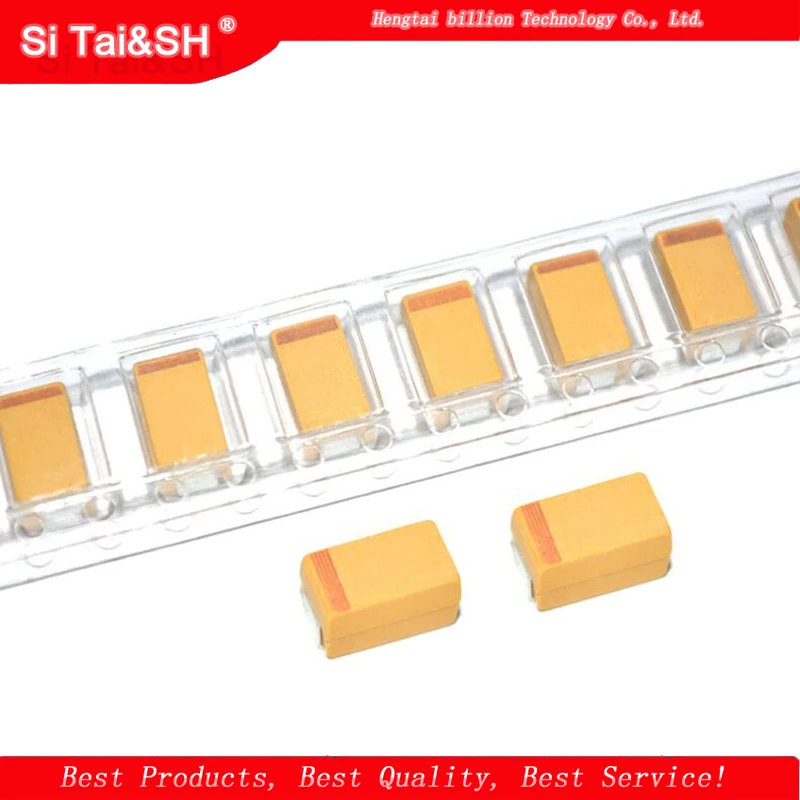 10pcs Type A 100UF 0.22UF 1UF 4.7UF 10UF 22UF 33UF 47UF Tantalum Capacitor 6.3V 10V 16V 25V 35V 226 336 224 475 106 107 476 105 |