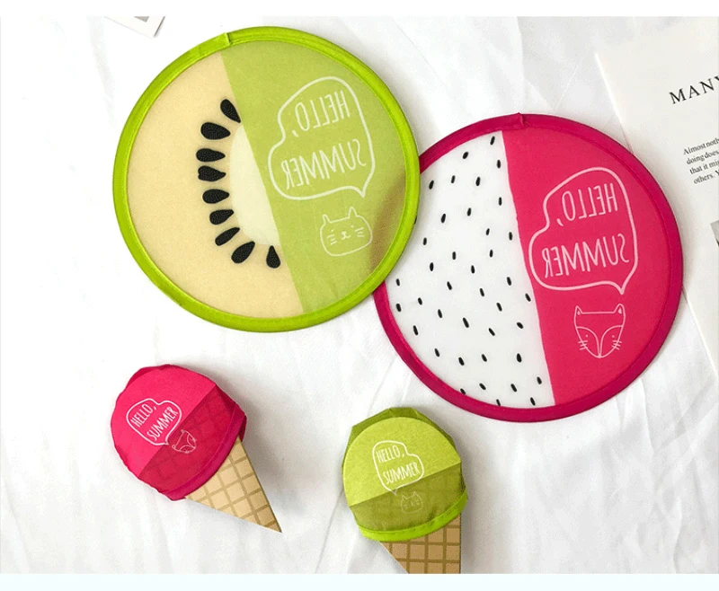 Мини Веер Складной Портативный складной с мультяшным рисунком|Сувениры для