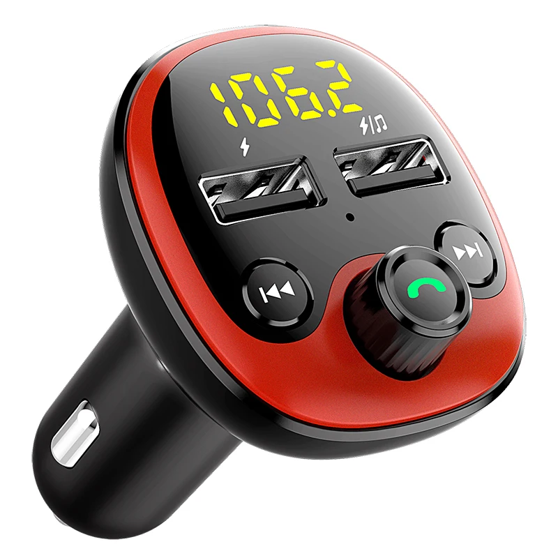 3.1A быстрый USB Зарядное устройство FM передатчик модулятор аудио Музыка Mp3 плеер