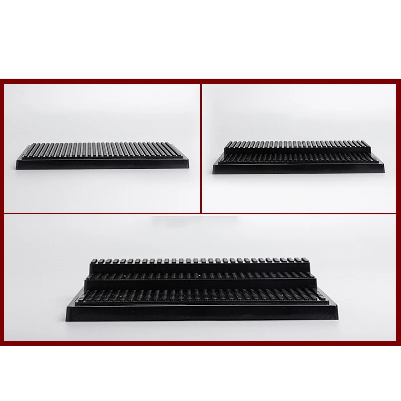 

3 Layers Small Particle Base Modle Display Box Acrylic Display Case Dustproof GK Action Figures Protection Box 25*14.5*12cm