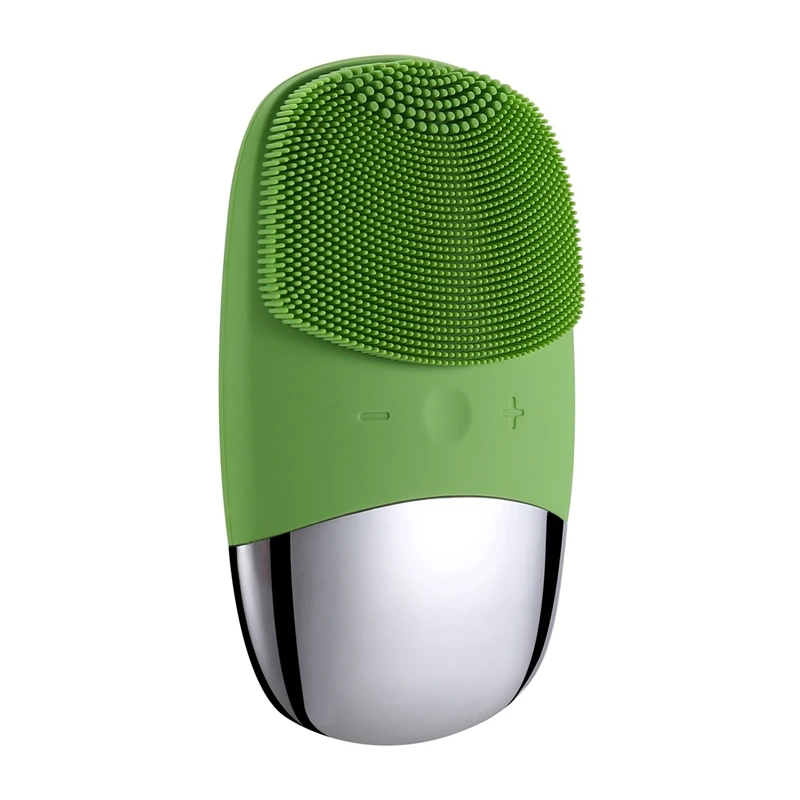 

Electric Facial Cleansing Brush Silicone Sonic Face Cleaner Skin Massager Deep Pore Cleaning Face Cleansing Brush