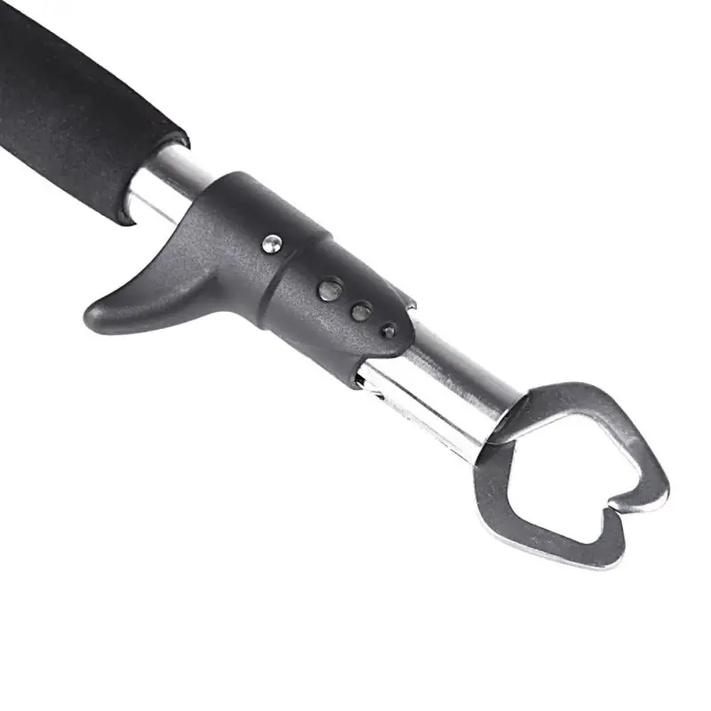 Portable Fish Gripper Stainless Steel Handle Grab Carp Lip Grip Alicate De Pesca Fishing Tackle Tools 2019 new hot | Спорт и