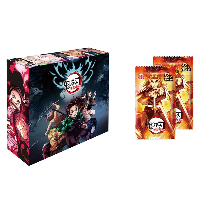 Demon Slayer-tarjeta Original de 30 paquetes/caja Tcg, juego de mesa para cartas, juguetes de navidad, regalos para ni&ntilde;os-5