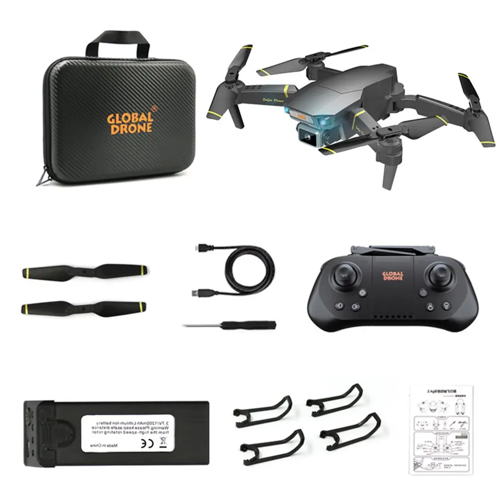 

Aircraft Remote Control Drone High Definition Plastic Durable Practical Aircraft 90 Degree ESC Camera