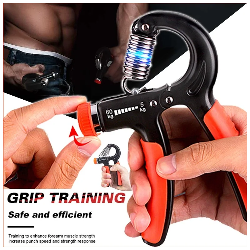 

Adjustable Heavy Gripper Fitness Expander For Hands Grips Wrist Training Increase Strength Spring Finger Pinch Carpal Expander