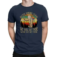 sloth hiking team we will get there funny sloth lover hiking traveling t shirt