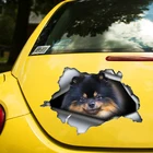 Печатный самоклеющийся наклейки на авто Черный и коричневый   водонепроницаемые наклейки на машину стикер этикеты наклейки стайлинга автомобилей украшения на бампере автомобиля заднее стекло