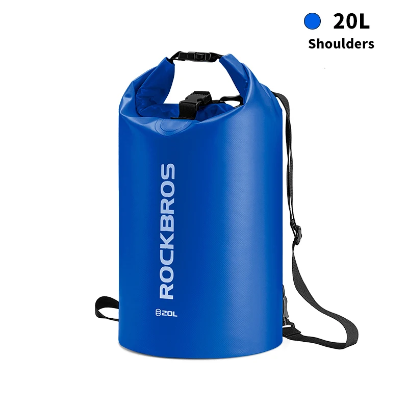 20L ROCKBROS 40L спортивная сумка для плавания, водостойкий рюкзак из ПВХ, модные сумки для женщин и мужчин, Спортивная уличная походная сумка на плечо, складные сумки - Цвет: 20L