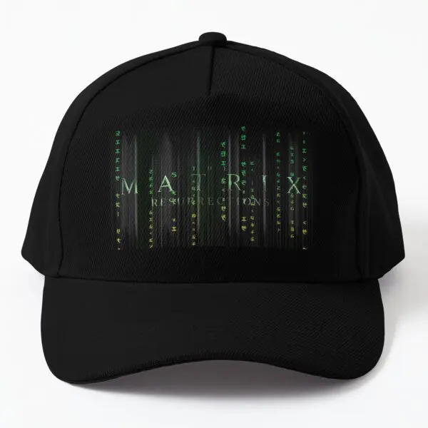 

The Matrix Resurrections Baseball Cap Hat Czapka Solid Color Sun Snapback Summer Printed Outdoor Casual Boys Casquette Bonnet