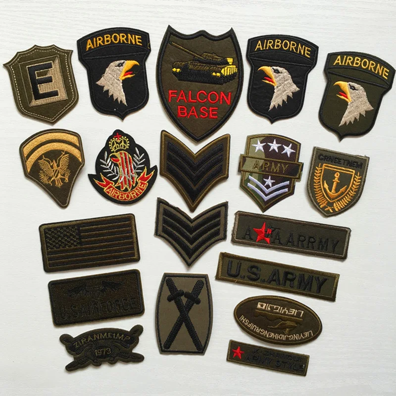 9 шт./комплект нашивки с вышивкой в стиле милитари|embroidered patch|patches for clothingpatches patches |