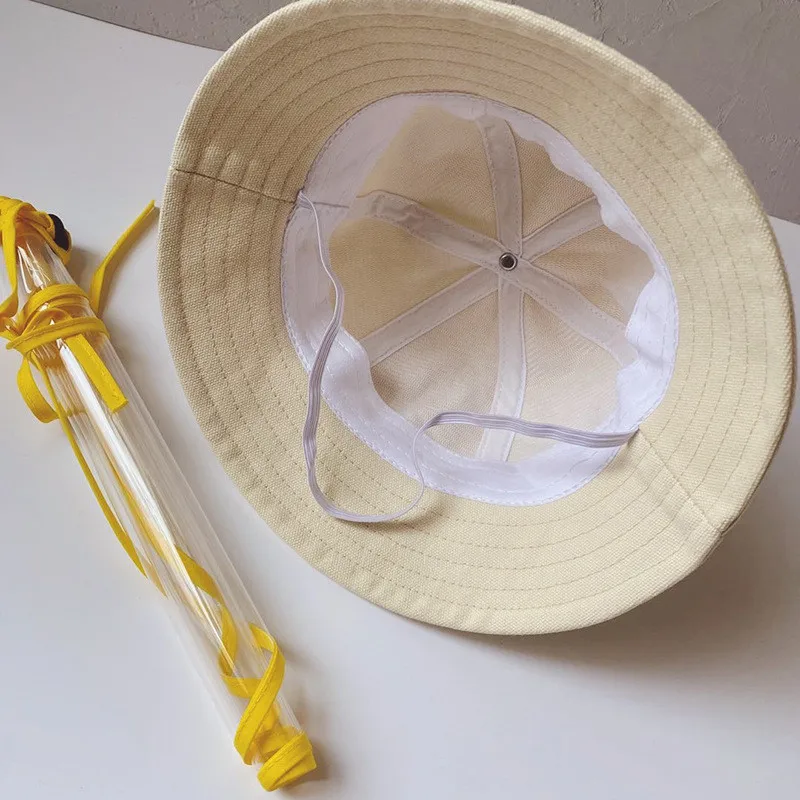Child Windproof Breathable Hat Outdoor Bucket Hats Face Protective Duct Protection Cute Prints Cap for Children Girls Boys | Аксессуары