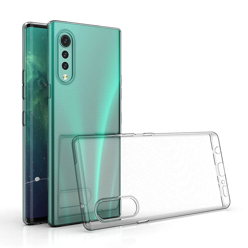 Ультратонкий прозрачные телефонные чехлы для LG Velvet G9 ThinQ 4G 5G мягкая Защитная
