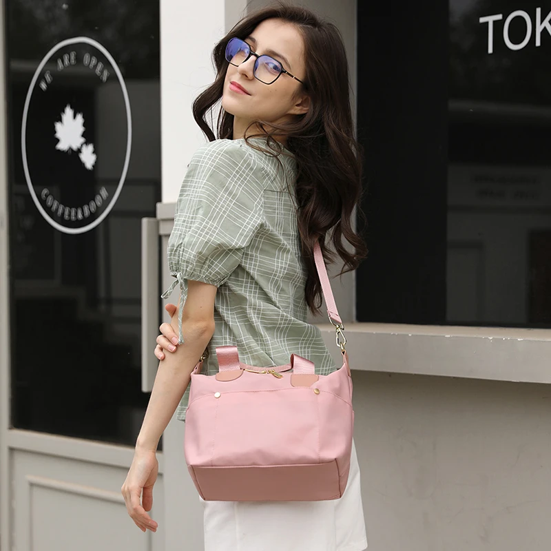 

Fashion Casual Women Waterproof Messenger Handbag High Quality Female Shoulder Travel Bag Durable Crossbody Cling Shopping Bags