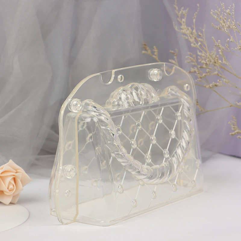 

Chocolate Transparent Mould 3D Handbag-Shaped Baking Mold Candy Baking Tools