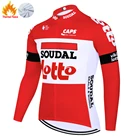 2022 Зимняя Теплая Флисовая одежда для велоспорта, одежда для велоспорта