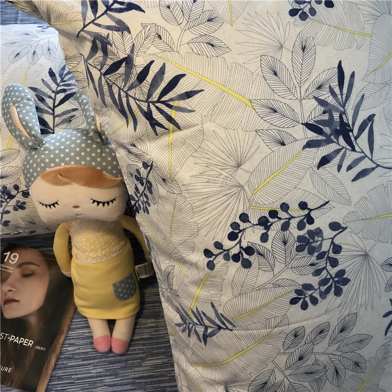 Постельный комплект роскошный литературный художественный хлопковый