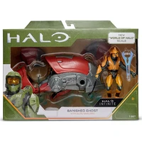 halo 118 4inches original action figure and vehicle banished ghost w elite warlord anime movie tv model for gift free shipping