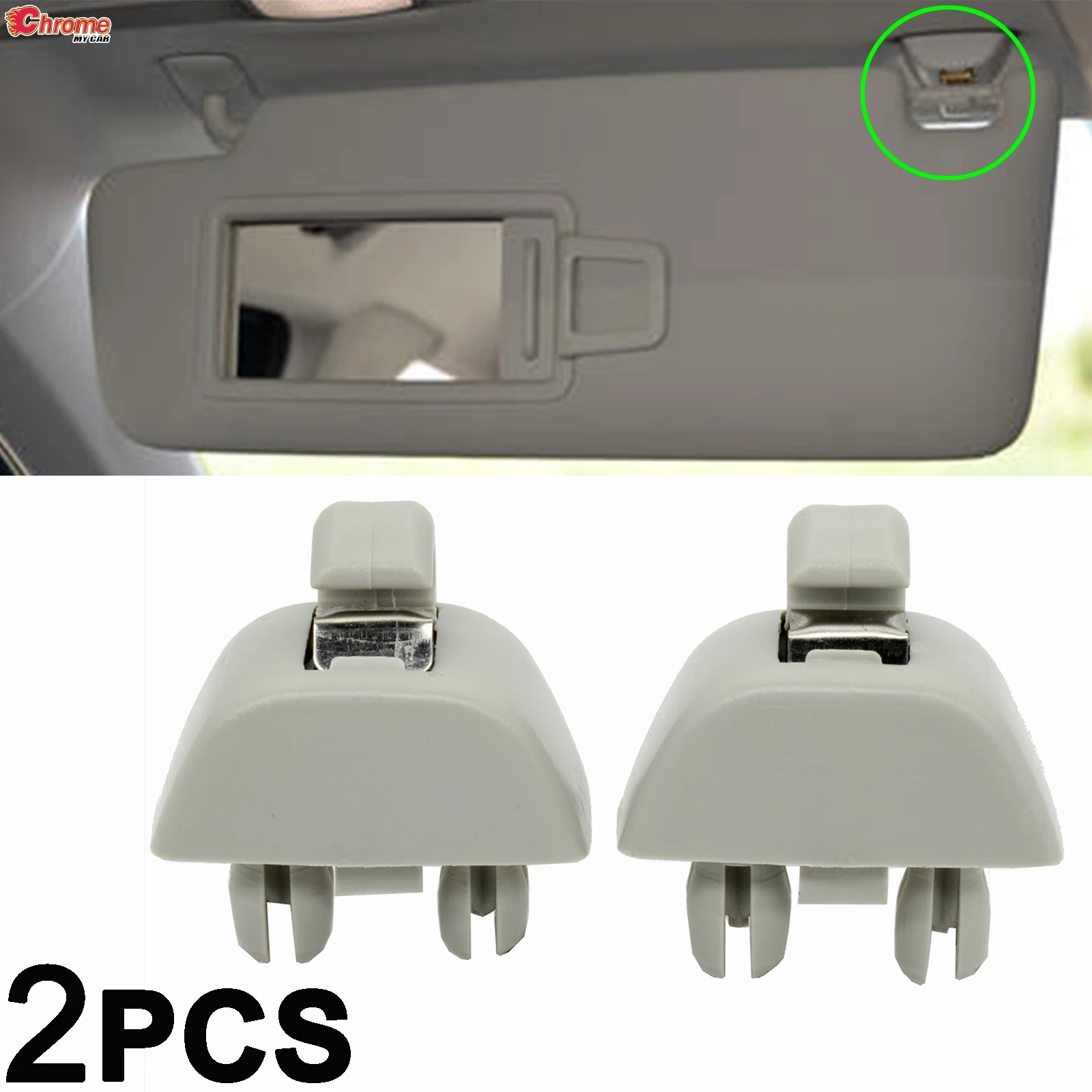 2X серый солнцезащитный козырек для VW Passat Polo Skoda Citigo Rapid 2012 2013 2014 2015 Seat 6RD857561 6R0857561 |