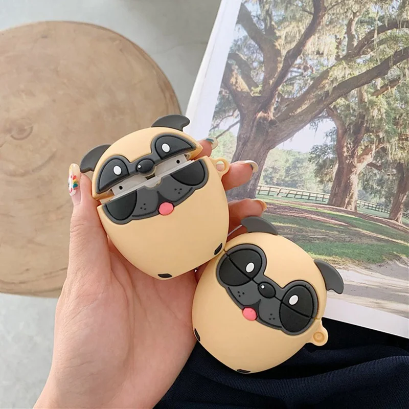 

For AirPods Case Cute Cartoon Dog Earphone Cases For Airpods 1/2 Lovely Protect Cover