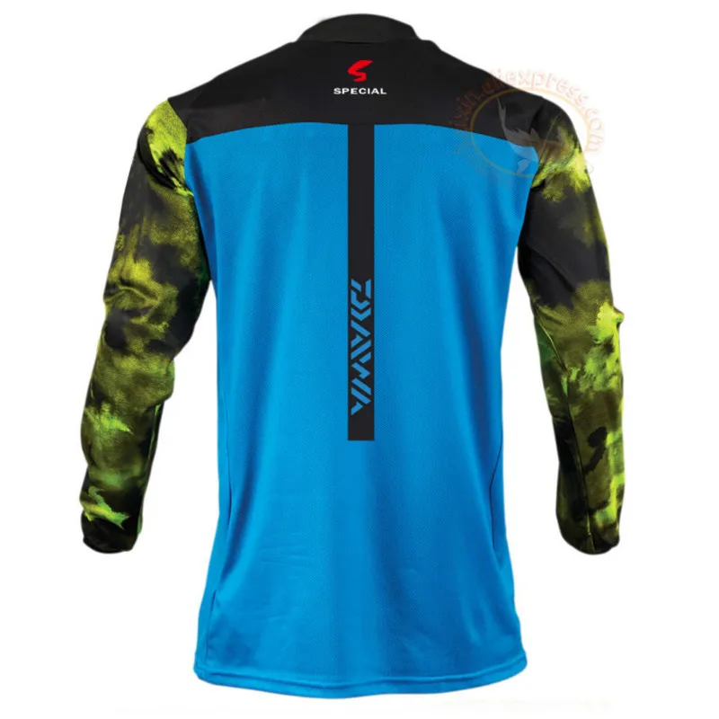 

2021 Quick Dry Cycling Fishing Jersey Fishing Clothing Long Sleeve Outdoor Breathable Fishing Shirts Anti UV Hiking Sportswear
