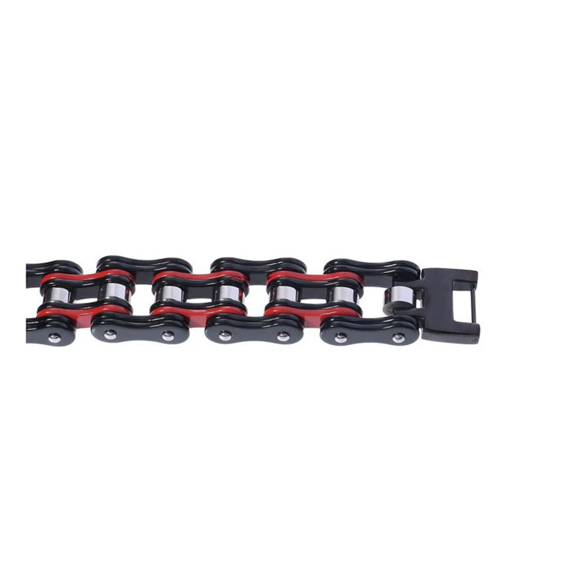 

Punk Gothic Rock 16mm Bicycle Chain Bracelets For Women Wristbands Charm 316l Stainless Steel Men Bangle Fashion Unisex Jewelry