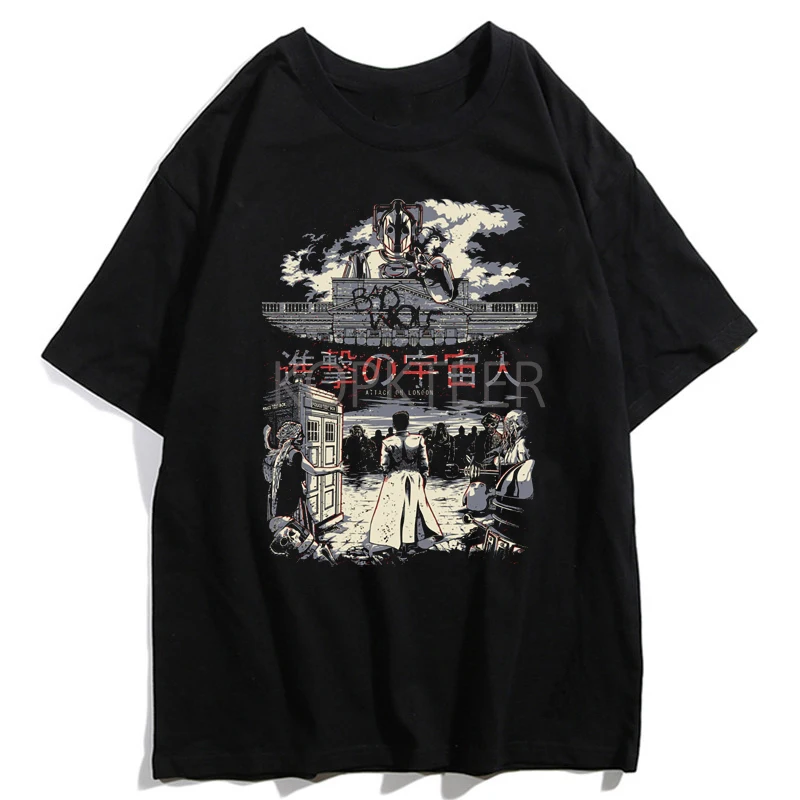 

Футболка мужская свободного покроя с коротким рукавом, аниме принт Эрена джейгера, Микаса Аккермана, атаки на титанов, уличная одежда в стил...
