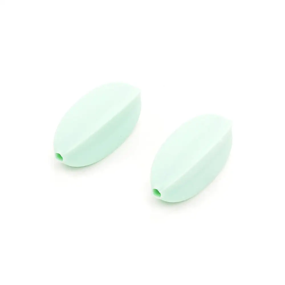 LOFCA-Cuentas de silicona con forma de estrella de mar, collar de dentici&oacute;n de silicona, cadena de chupete sin BPA, cuentas de mordedor para beb&eacute; de grado alimenticio, 50 Uds.-4