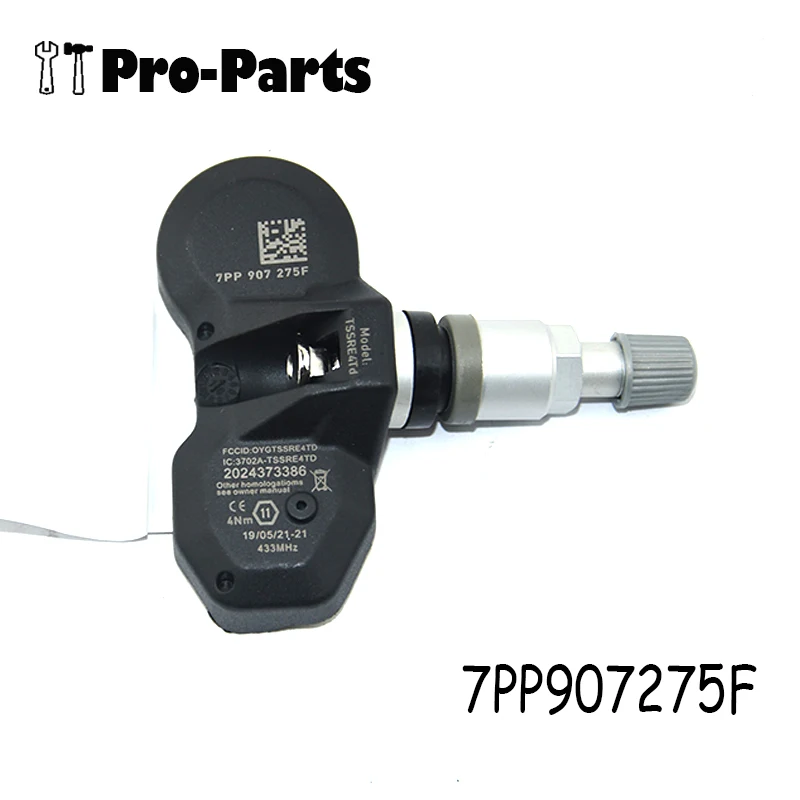 

1PCS New TPMS Tire Pressure Sensor For Audi A4 A6 A8 Q7 R8 7PP907275F 4F0907275D 433MHz
